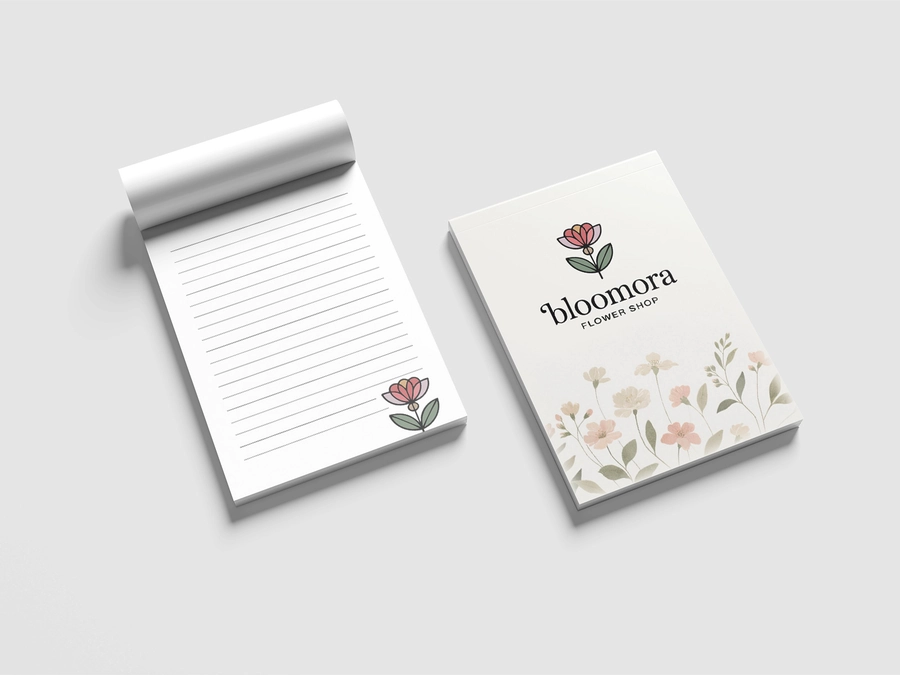 Notesy klejone z okładką